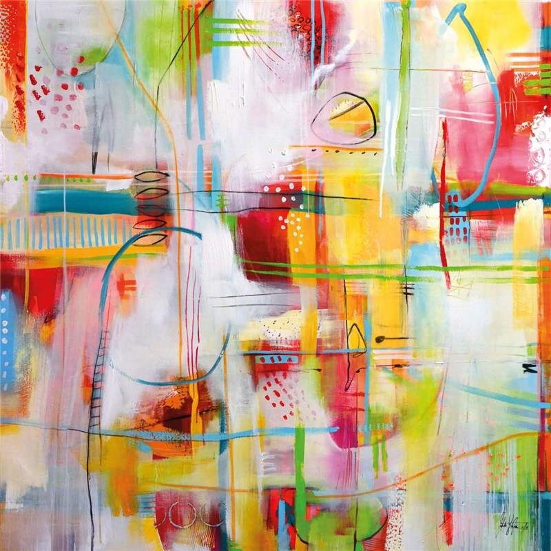 A.S. Création Leinwandbild ChaosFeelings Größe 50cm x 50cm