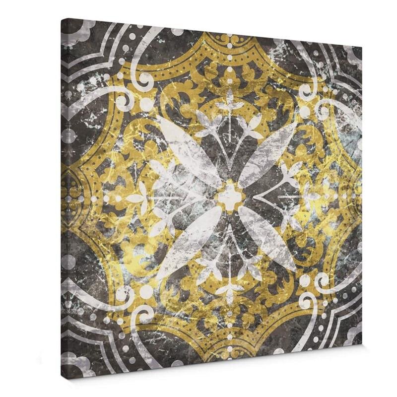 A.S. Création Leinwandbild Bohemian Flair Größe 50cm x 50cm