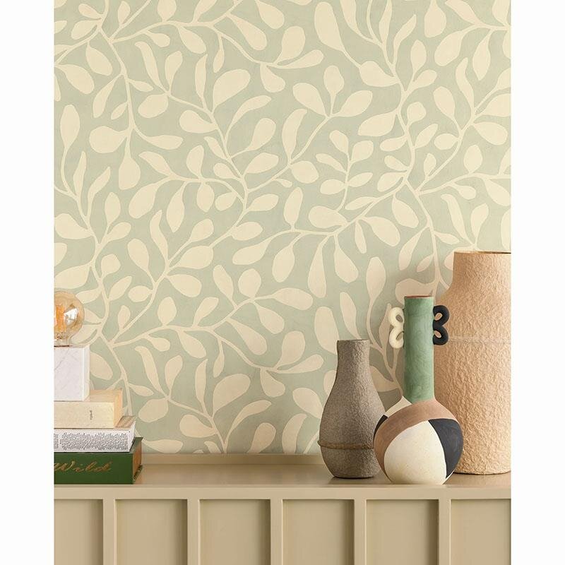 Tapete Beige, Creme, Grün Eijffinger Vliestapete (1040144)