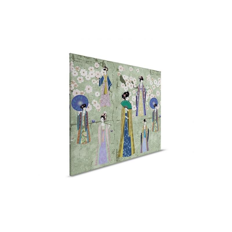 A.S. Création Leinwandbild Kimono 1 Größe 50cm x 40cm