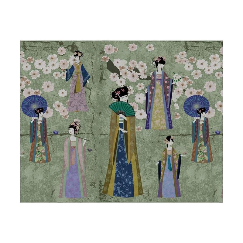 A.S. Création Leinwandbild Kimono 1 Größe 50cm x 40cm