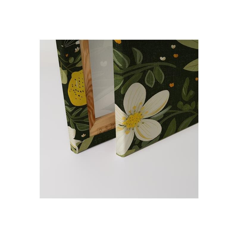 A.S. Création Leinwandbild Lemons Dark Größe 40cm x 50cm