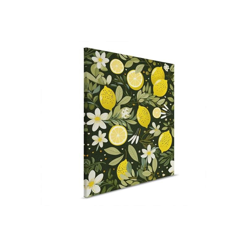 A.S. Création Leinwandbild Lemons Dark Größe 40cm x 50cm