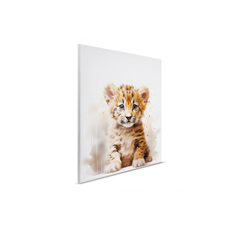A.S. Création Leinwandbild Baby Cheeta Größe 40cm x 50cm