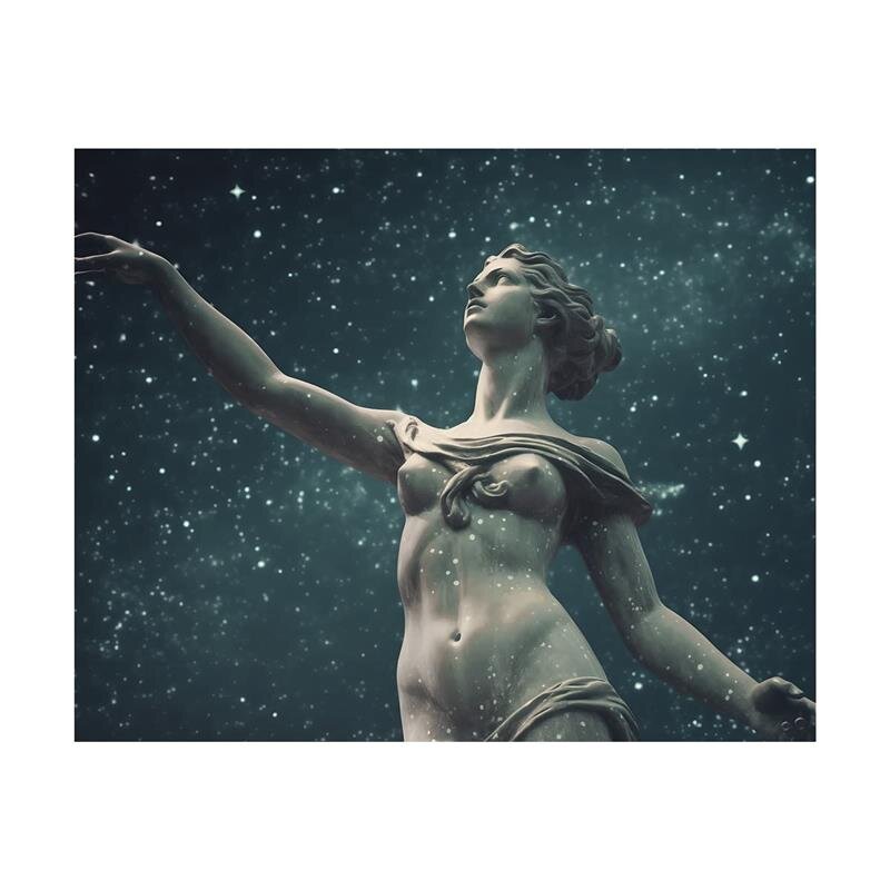 A.S. Création Leinwandbild Female Statue Größe 50cm x 40cm