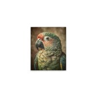 A.S. Cr&eacute;ation Leinwandbild Fantasy Parrot Green...