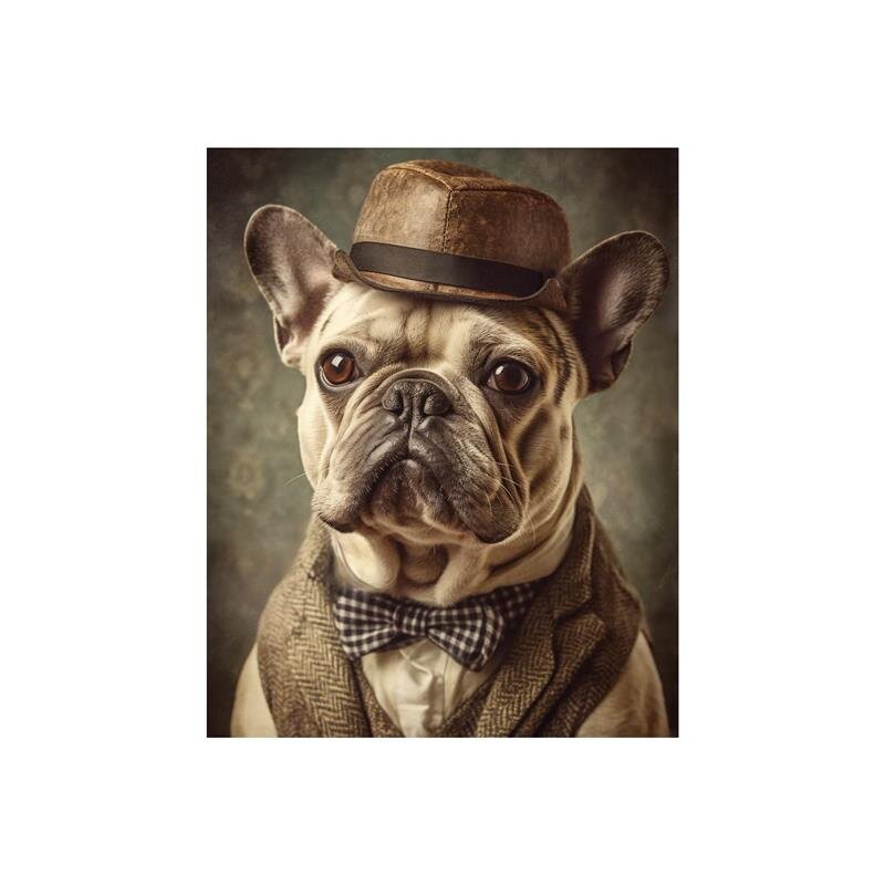 A.S. Création Leinwandbild Mr.Dog Größe 40cm x 50cm