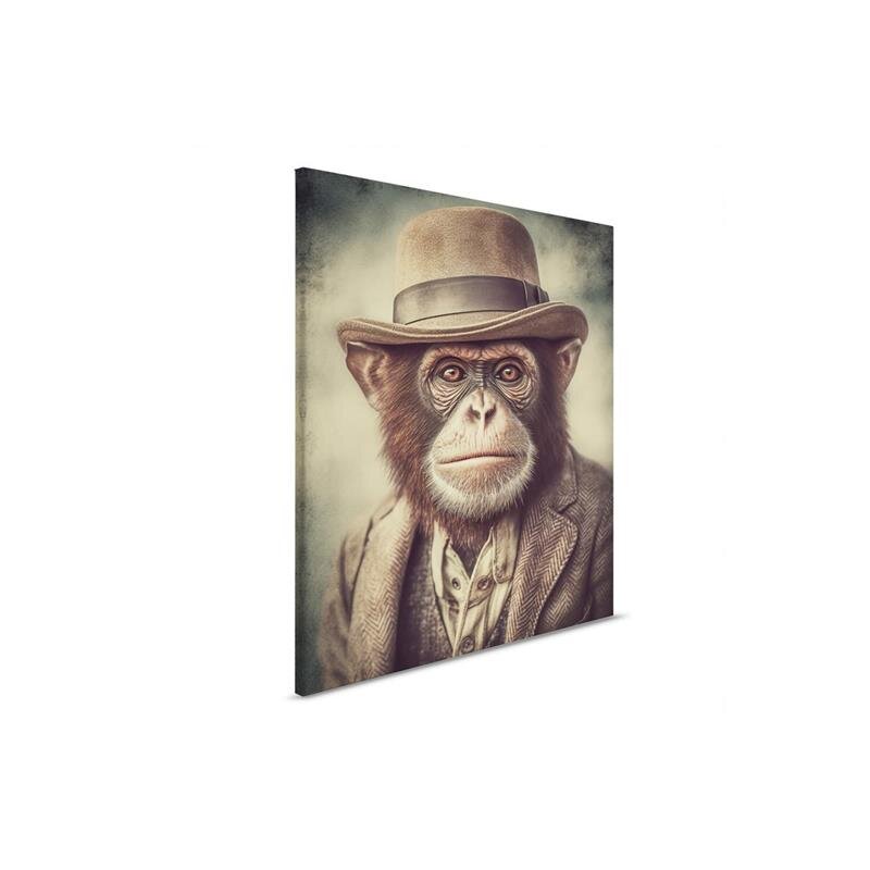 A.S. Création Leinwandbild Mr.Monkey Größe 40cm x 50cm