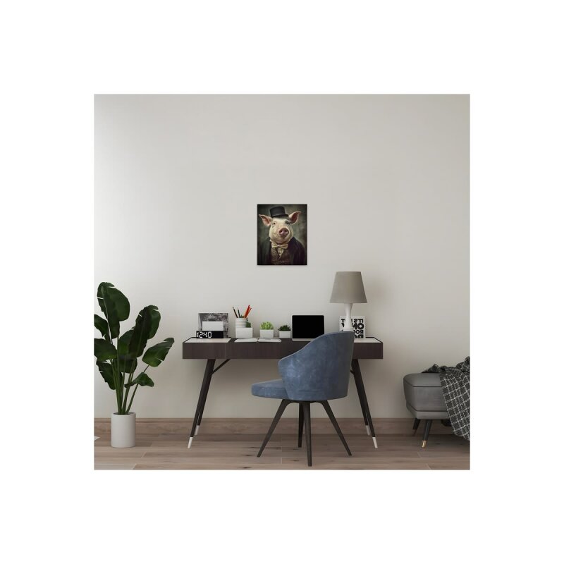 A.S. Création Leinwandbild Mr.Pig Größe 40cm x 50cm