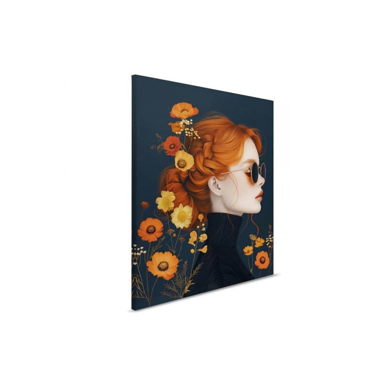 A.S. Création Leinwandbild Beatnik Girl Größe 40cm x 50cm