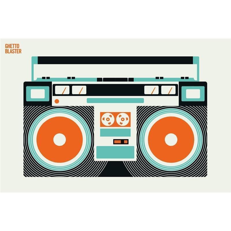 A.S. Création Leinwandbild Ghetto Blaster
