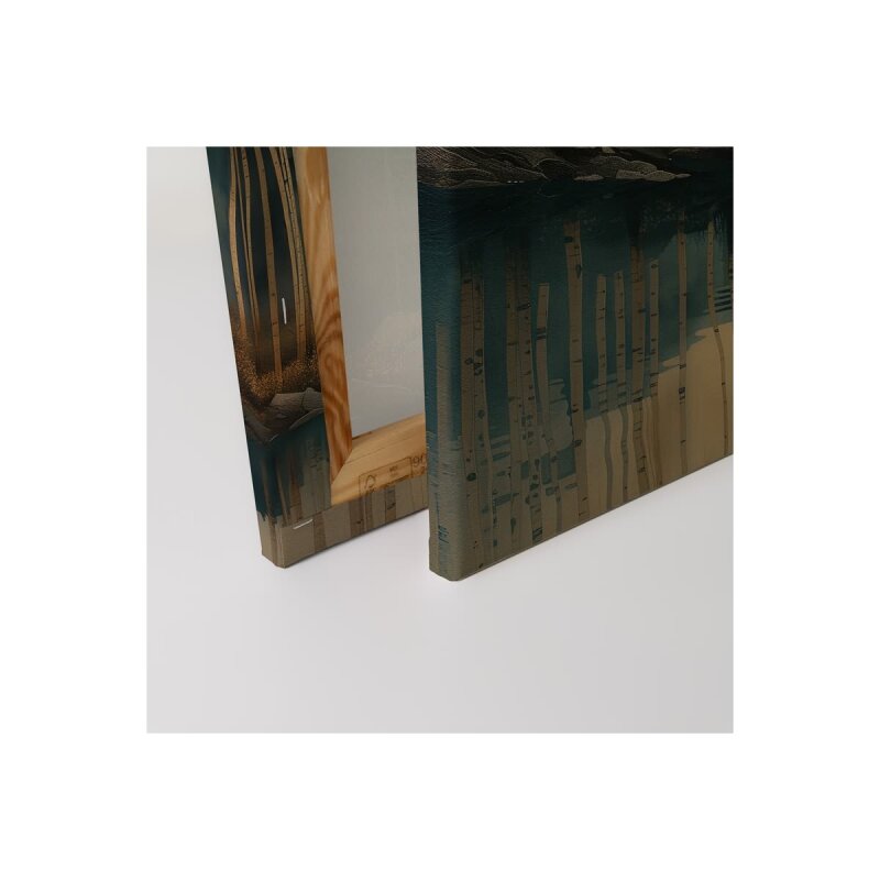 A.S. Création Leinwandbild Sunset In The Woods