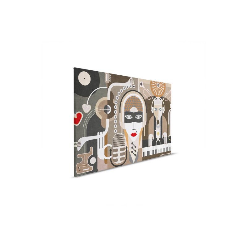 A.S. Création Leinwandbild Wall of Sound 3