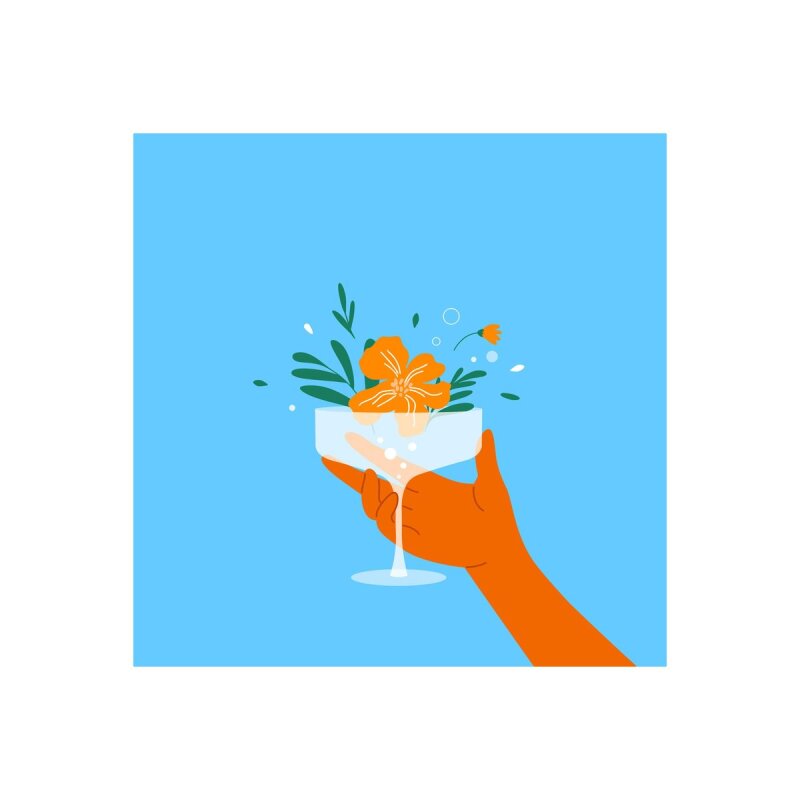 A.S. Création Leinwandbild Flower Glass 2