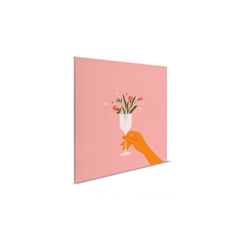 A.S. Création Leinwandbild Flower Glass 3