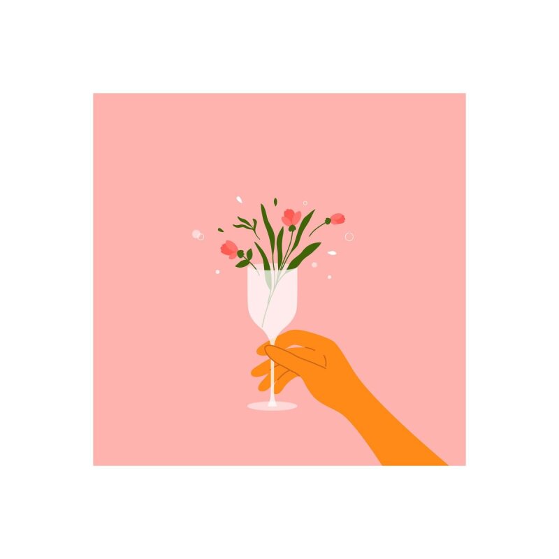 A.S. Création Leinwandbild Flower Glass 3