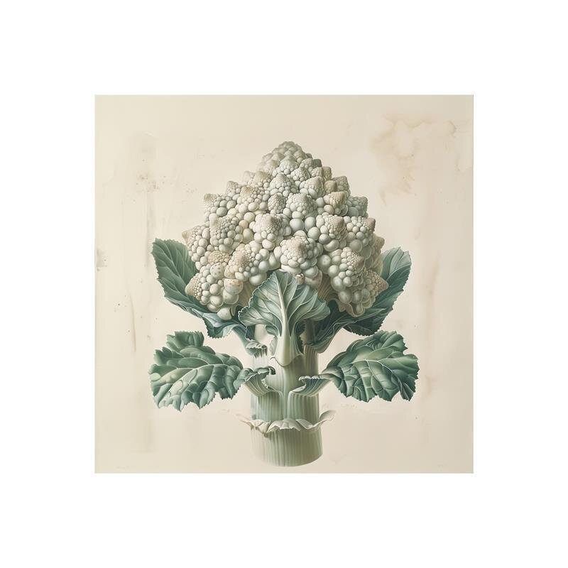 A.S. Création Leinwandbild Romanesco Weiss