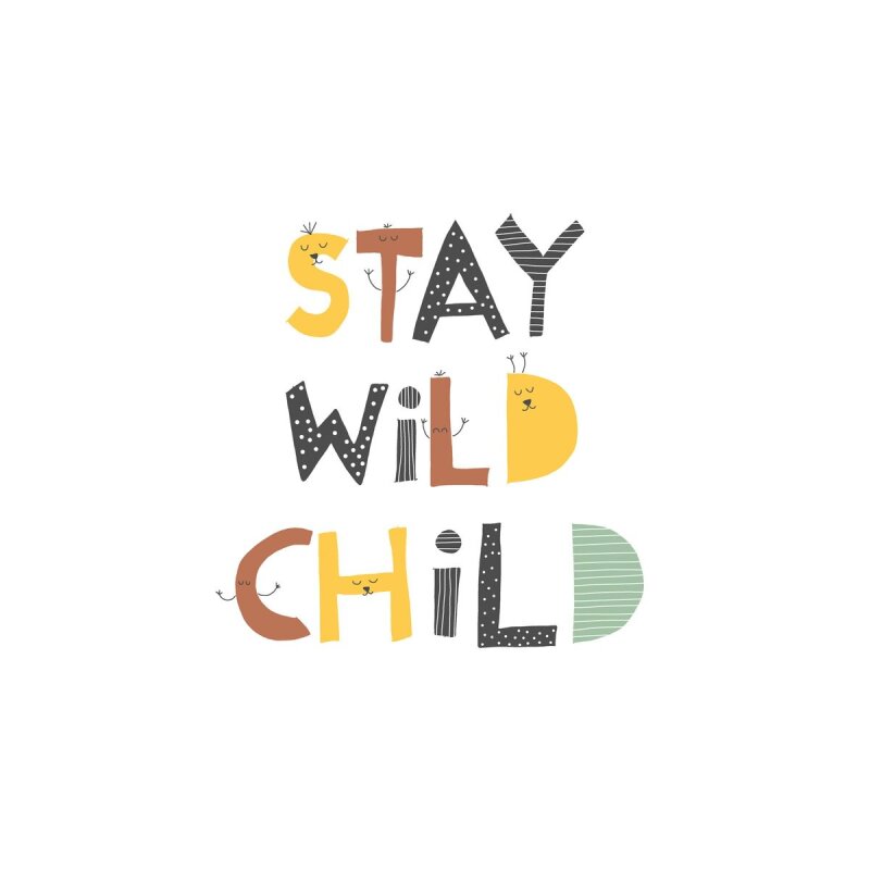 A.S. Création Leinwandbild Stay Wild Child 3