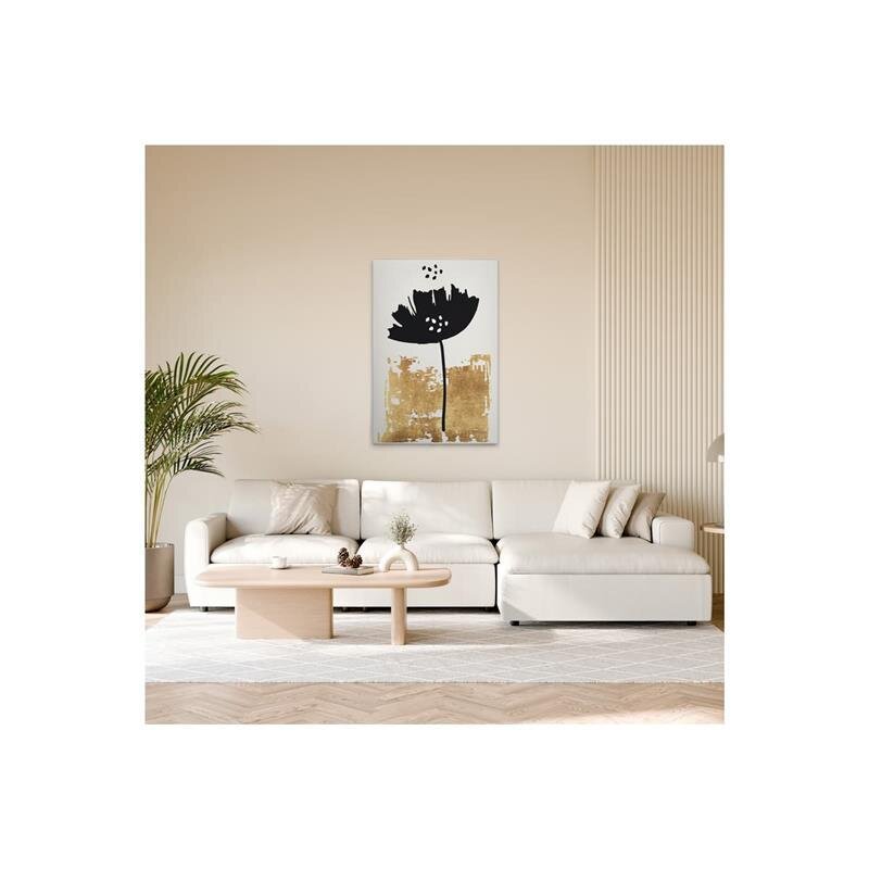 A.S. Création Leinwandbild Black Poppy