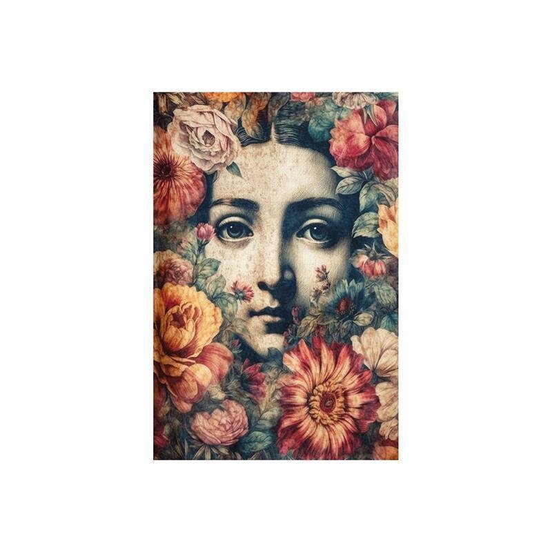 A.S. Création Leinwandbild Blooming Mona Lisa