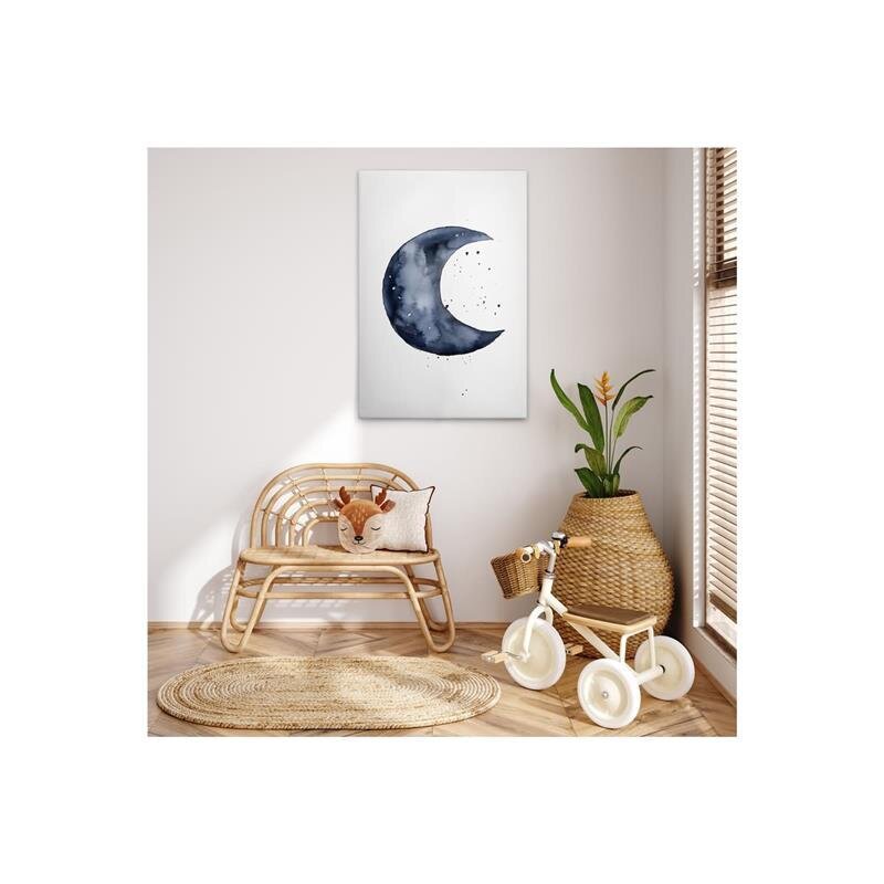 A.S. Création Leinwandbild Blue Crescent