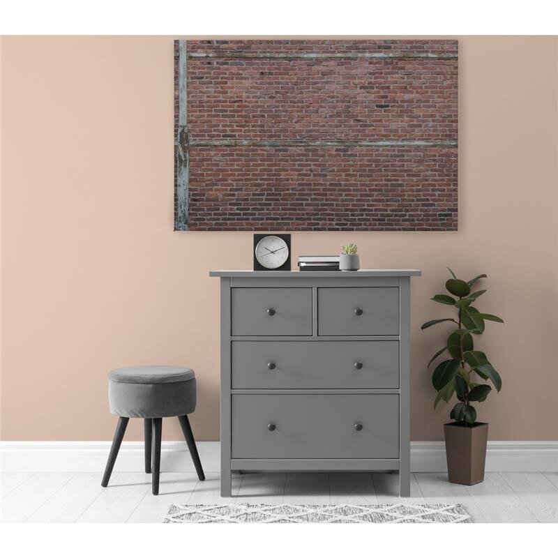 A.S. Création Leinwandbild BrickRed