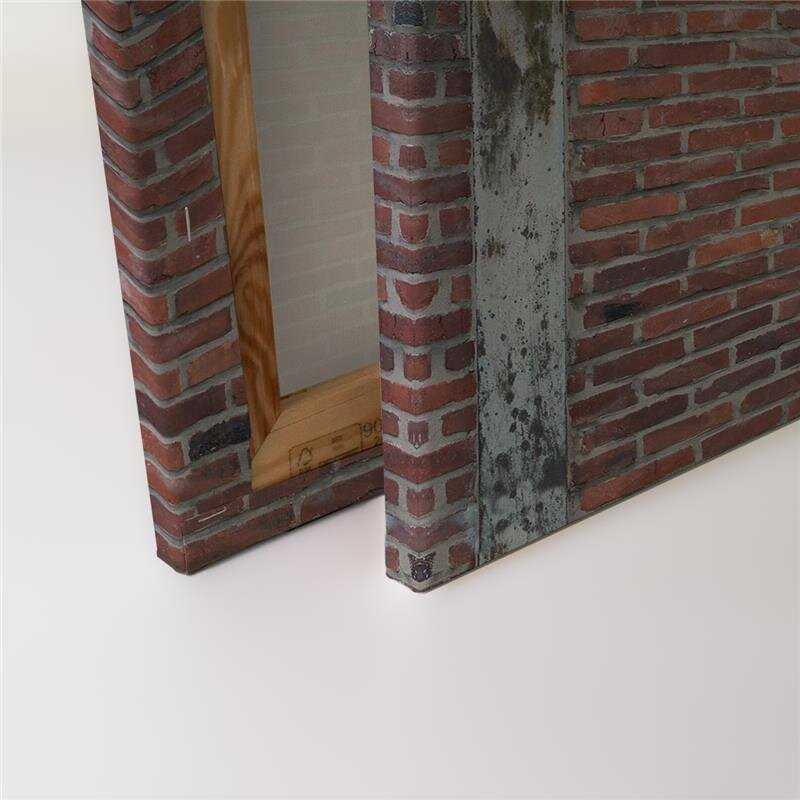 A.S. Création Leinwandbild BrickRed