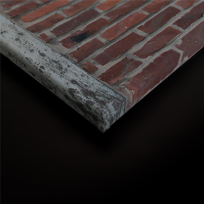 A.S. Création Leinwandbild BrickRed