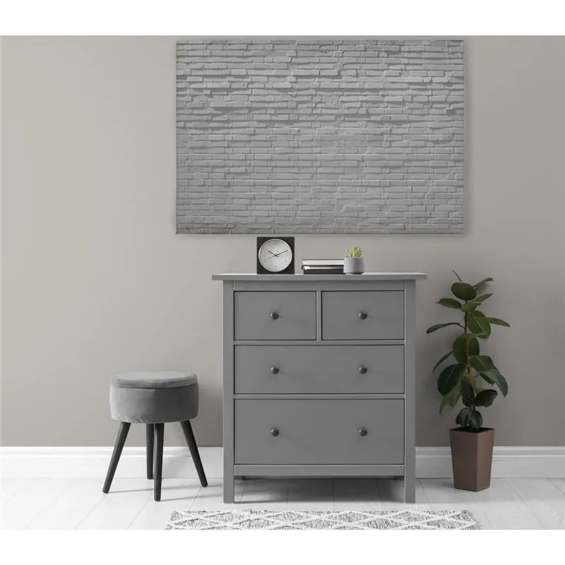 A.S. Création Leinwandbild BrickWhite