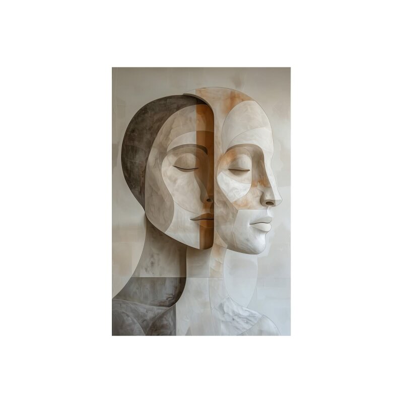 A.S. Création Leinwandbild Cubistic Couple