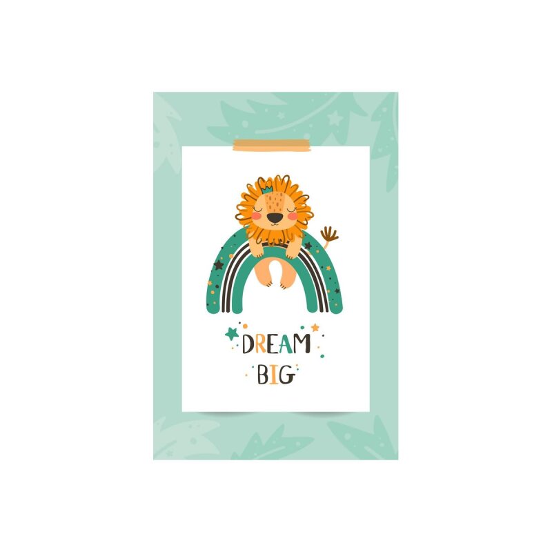 A.S. Création Leinwandbild Dream Big 2