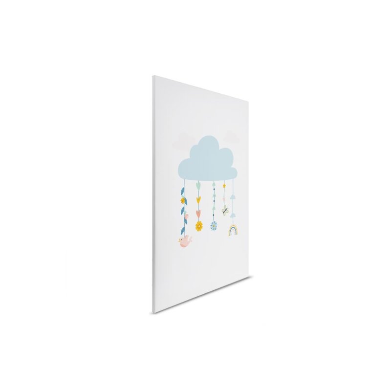 A.S. Création Leinwandbild Flower Bunny 1