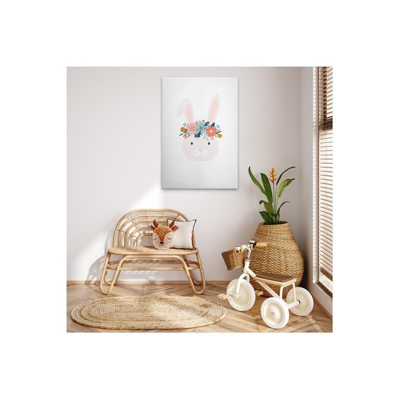A.S. Création Leinwandbild Flower Bunny 2