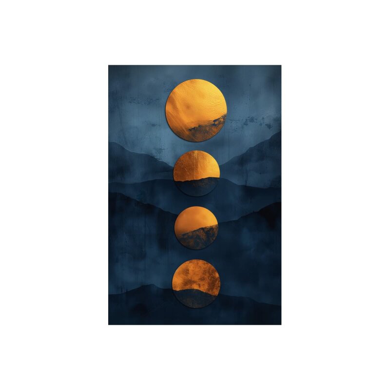 A.S. Création Leinwandbild Indigo Sunset