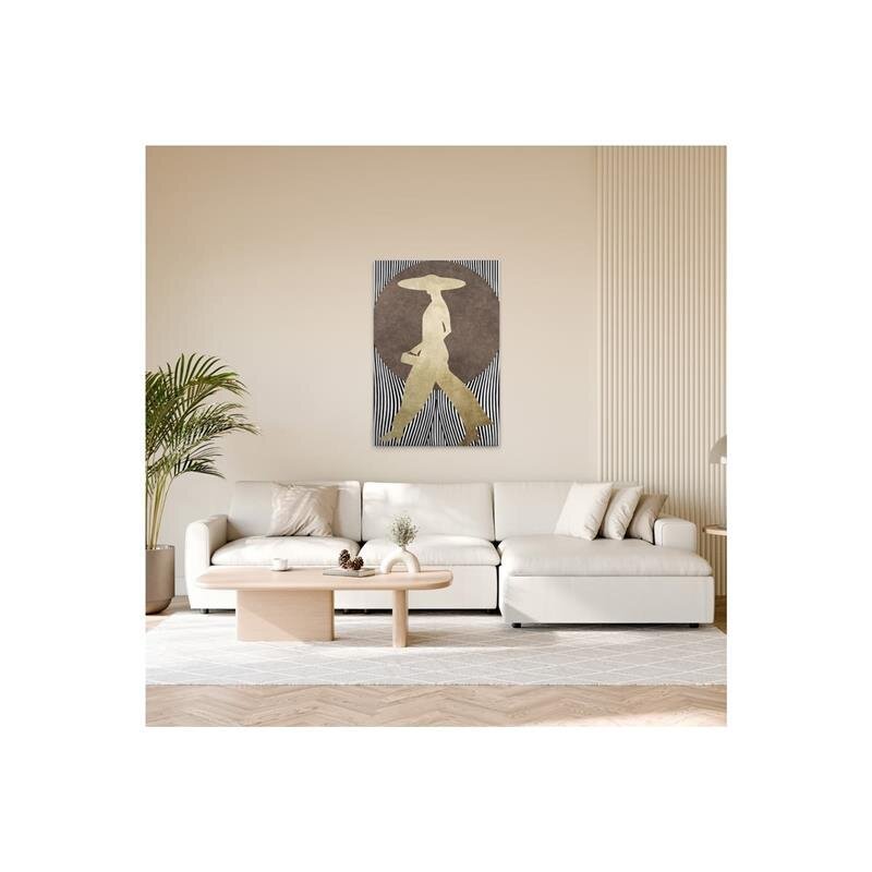 A.S. Création Leinwandbild La Madame Noir