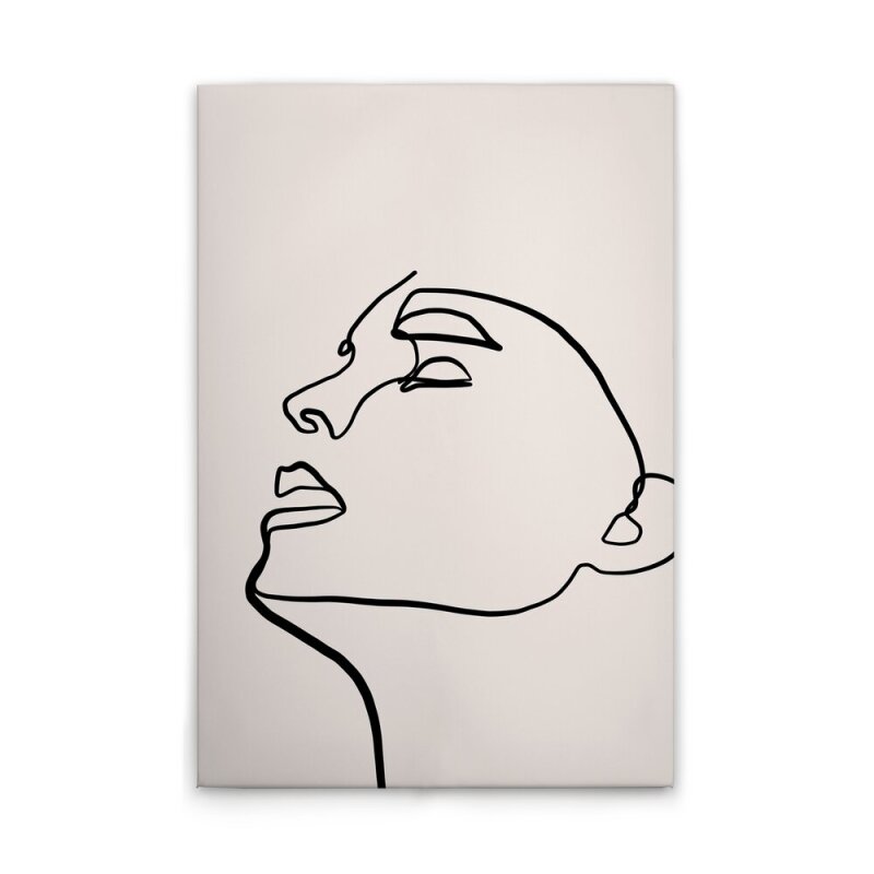 A.S. Création Leinwandbild Oneliner 1