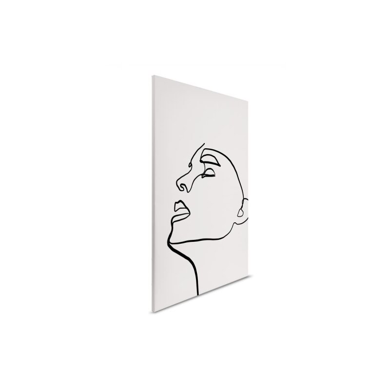 A.S. Création Leinwandbild Oneliner 1