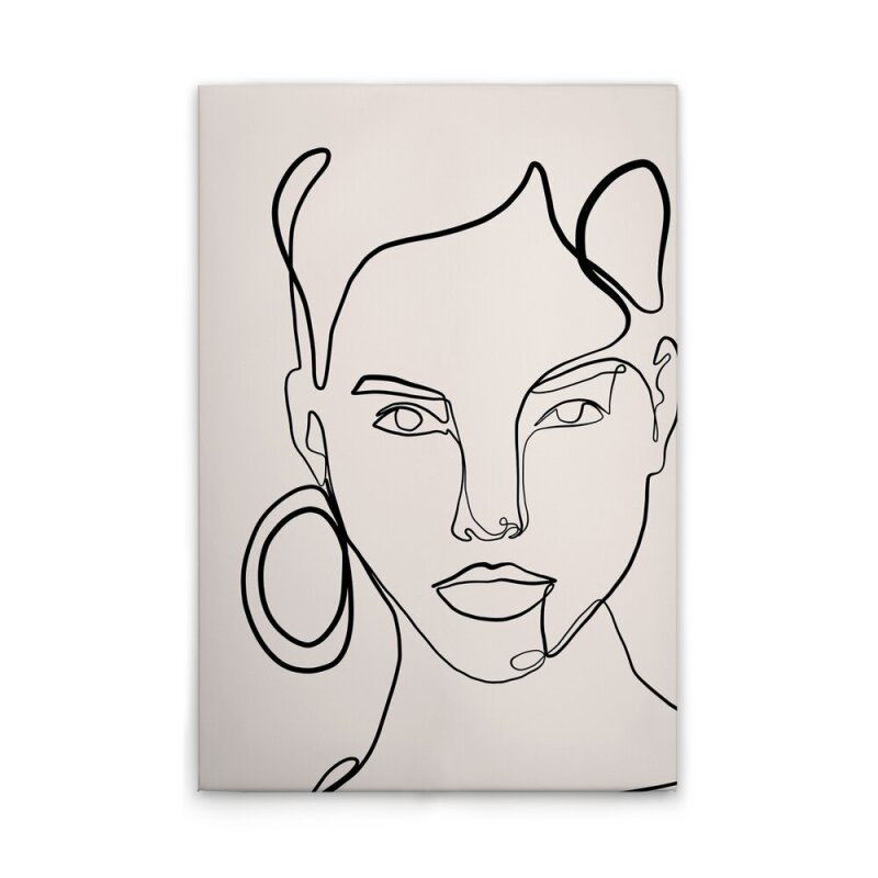 A.S. Création Leinwandbild Oneliner 2