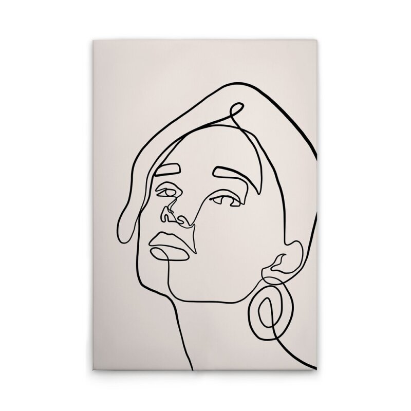 A.S. Création Leinwandbild Oneliner 3