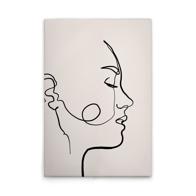 A.S. Création Leinwandbild Oneliner 4