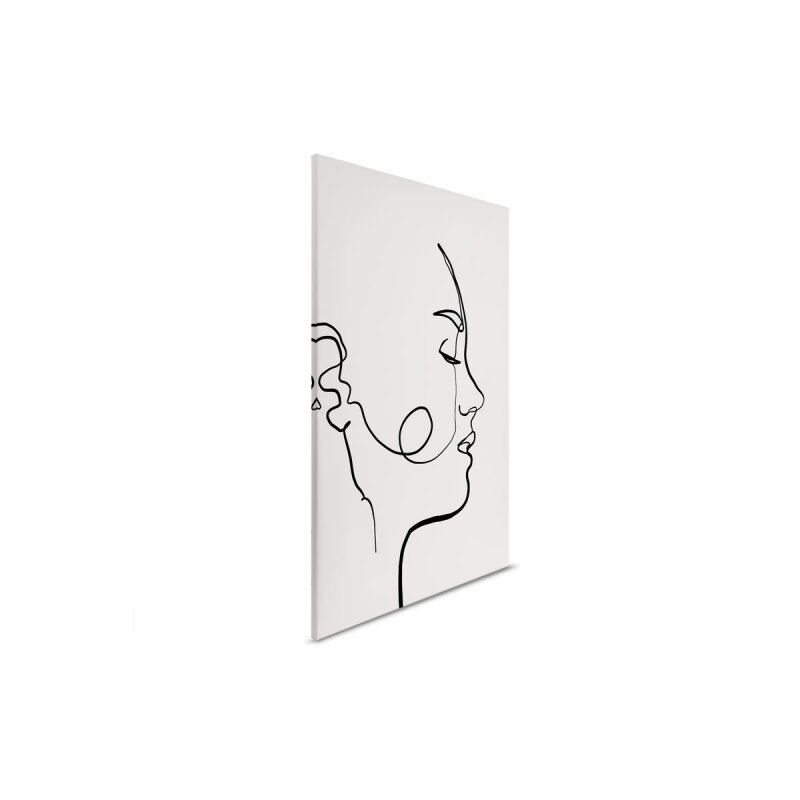 A.S. Création Leinwandbild Oneliner 4