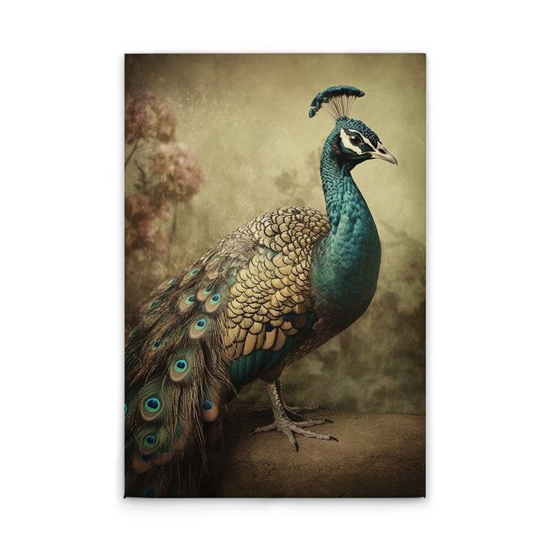 A.S. Création Leinwandbild Peacock Vintage