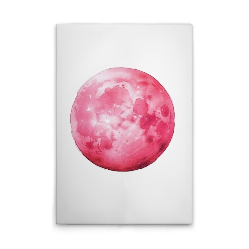 A.S. Création Leinwandbild Pink Moon