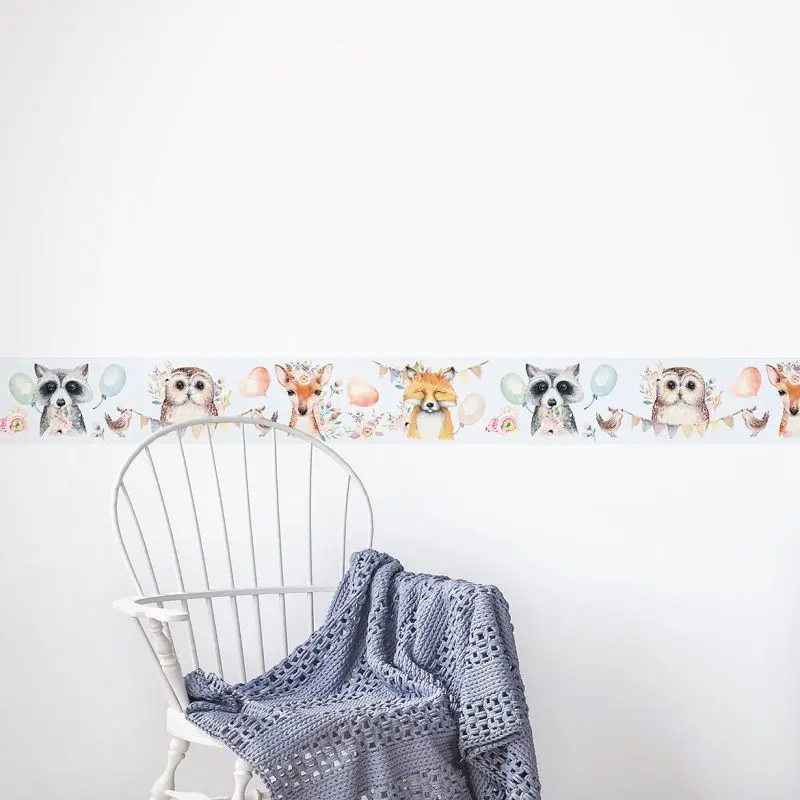 Bordüre Blau, Bunt Marburg Vlies (1040068)