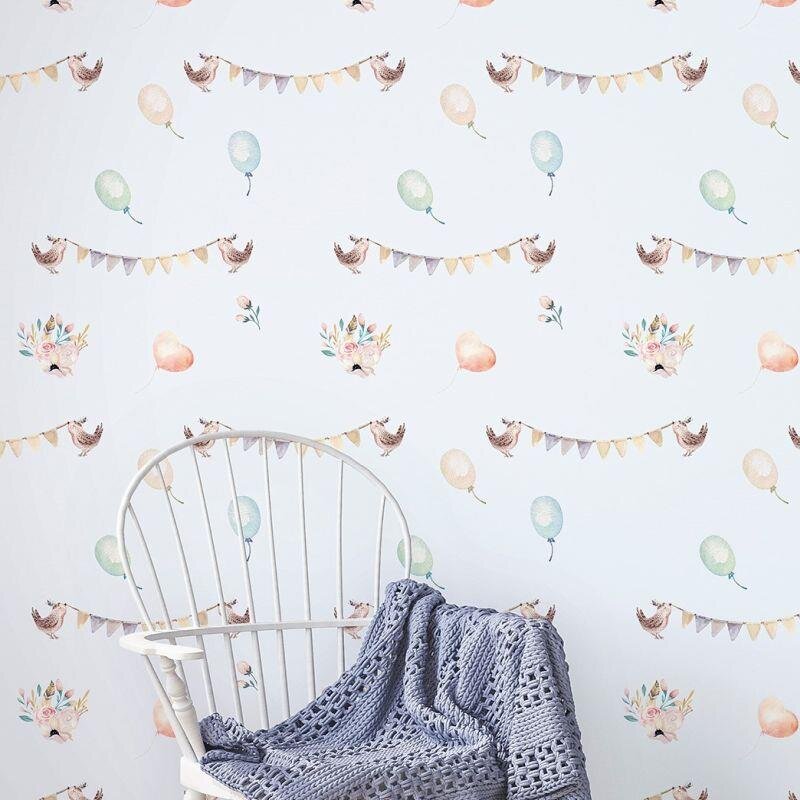 Tapete Blau, Bunt Marburg Vliestapete (1040067)