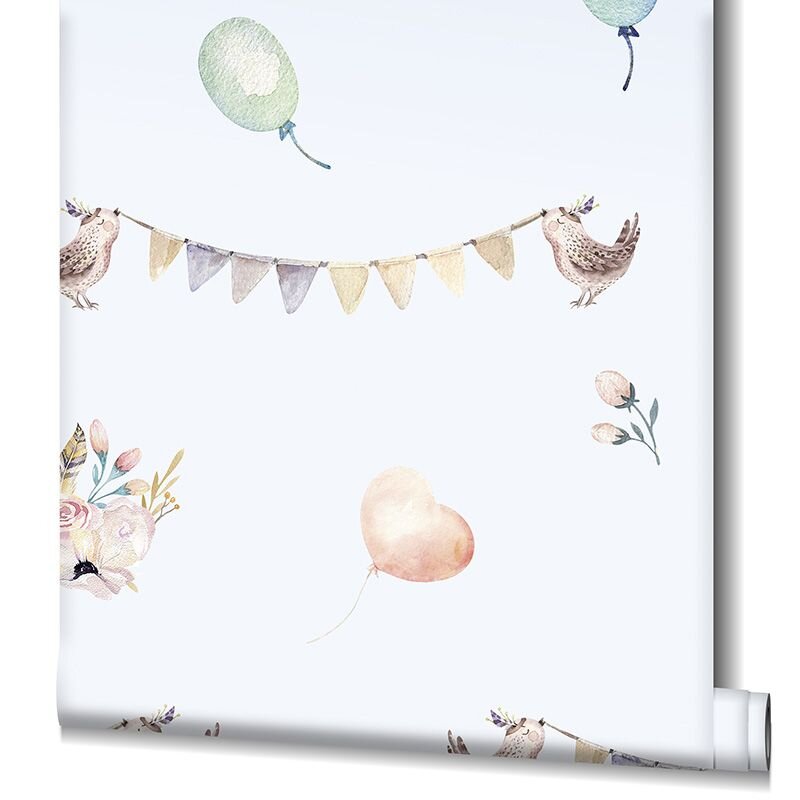 Tapete Blau, Bunt Marburg Vliestapete (1040067)