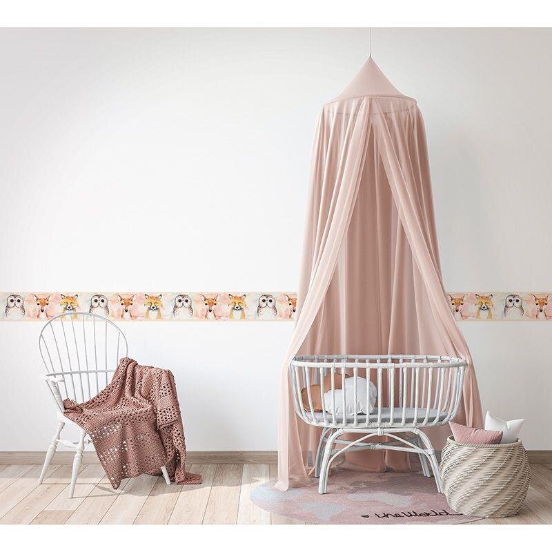 Bordüre Beige, Creme, Bunt, Rosa, Rose Marburg Vlies (1040066)