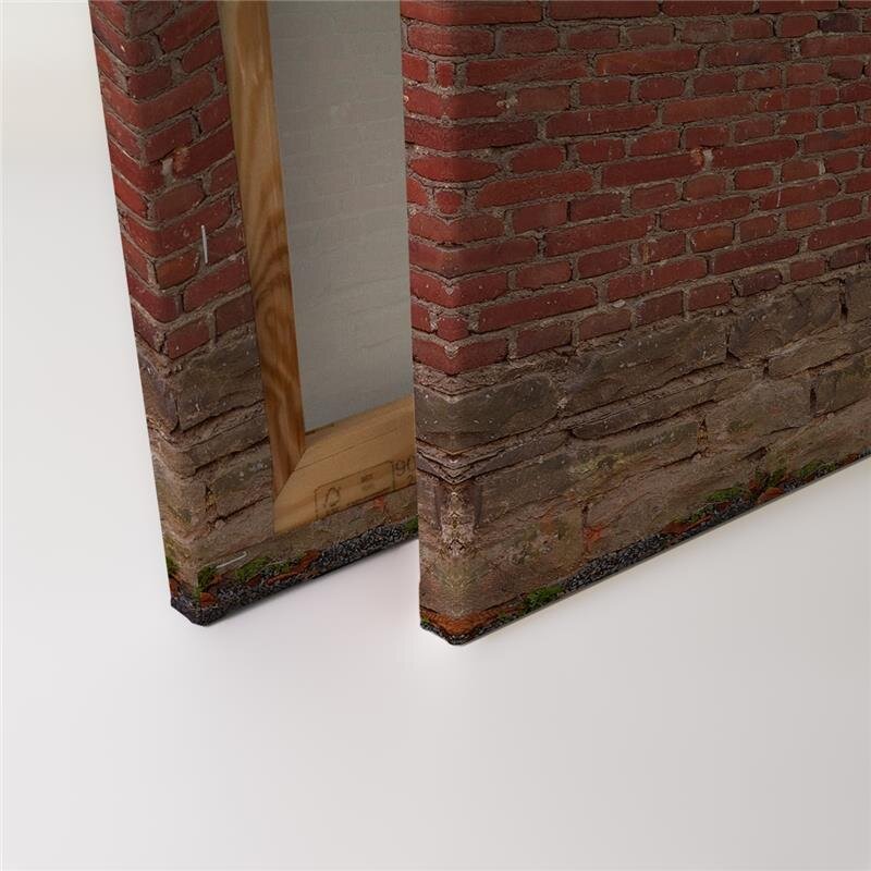 A.S. Création Leinwandbild roteSteinwand