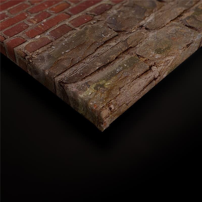 A.S. Création Leinwandbild roteSteinwand