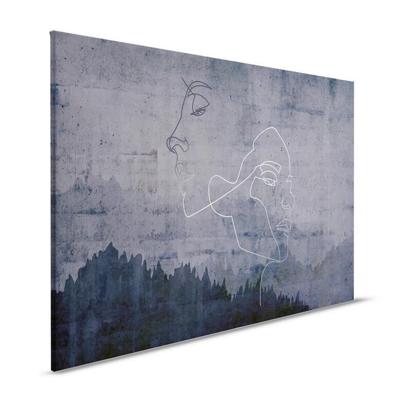 A.S. Création Leinwandbild SilverOutline